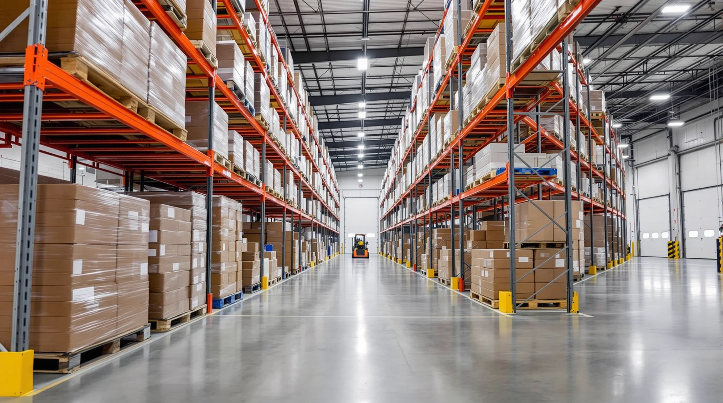 New selective pallet racking installed in a Lehigh Valley distribution center